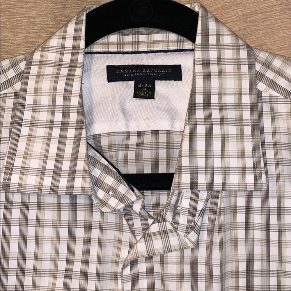 Banana Republic Non Iron Slim Fit Dress Shirt